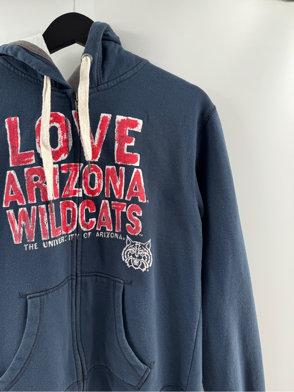 Blue 84 Love Arizona Wildcats Zip Up Hoodie – Women’s Large - Picture 2 of 8
